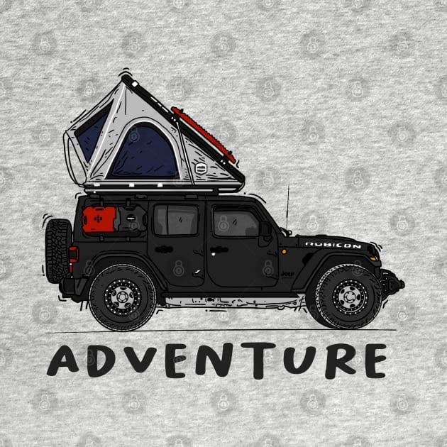 Jeep adventure camp by 4x4 Sketch